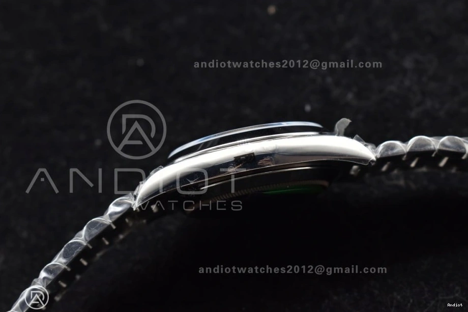 A2836 Weight Bracelet GSF Gain SS DayDate Blue Crystal On 40 Iced President Dial 0403